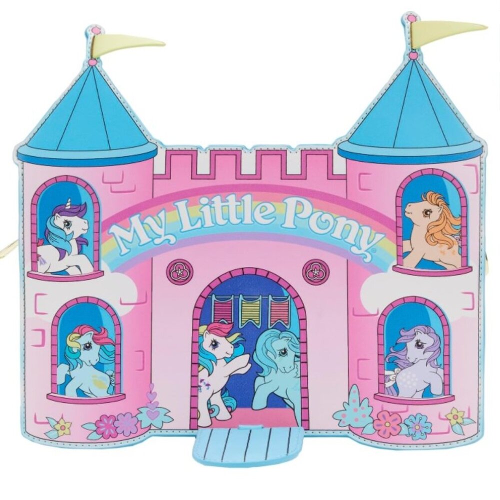 Loungefly Hasbro My Little Pony Castle Cross Body Bag ~NWT - Picture 2 of 9